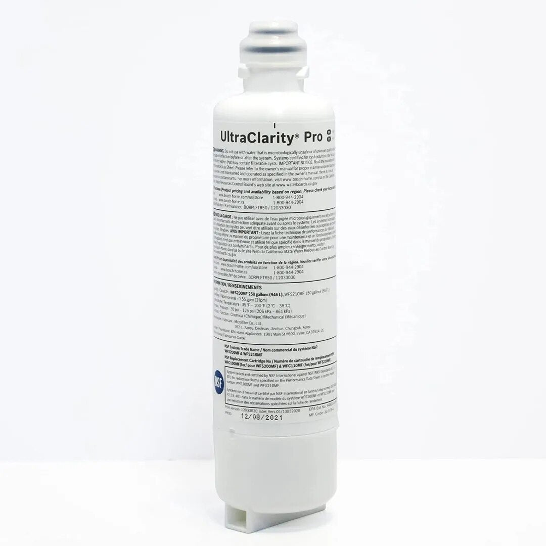 Replace Bosch UltraClarity Pro Refrigerator Water Filter For BORPLFTR50,BORPLFTR55,RA450022,12033030 - Image 3