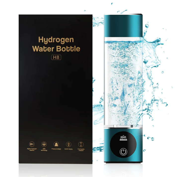 Hydrogen Water Bottle Svirson 3000ppb High-Concentration | Advanced SPE/PEM Technology | Dupont Membrane | Enhanced Hydration & Antioxidant Benefits for Health and Wellness. OLED Display.