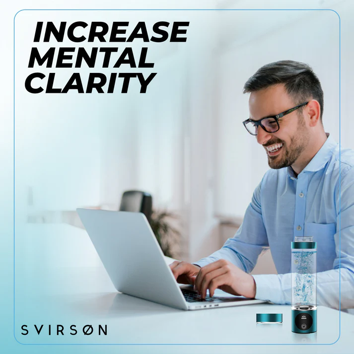Hydrogen Water Bottle Svirson 3000ppb High-Concentration | Advanced SPE/PEM Technology | Dupont Membrane | Enhanced Hydration & Antioxidant Benefits for Health and Wellness. OLED Display. - Image 7