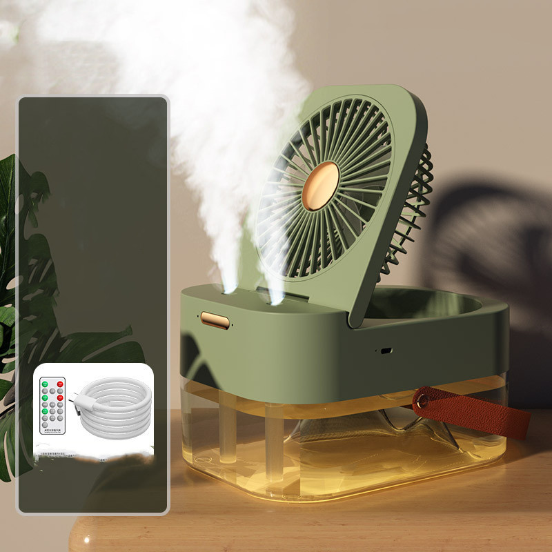 Humidifier Spray Fan Portable Fan Air Cooler Air Humidifier USB Mist Fan Desktop Fan With Night Light For Summer Home Appliance - Image 8